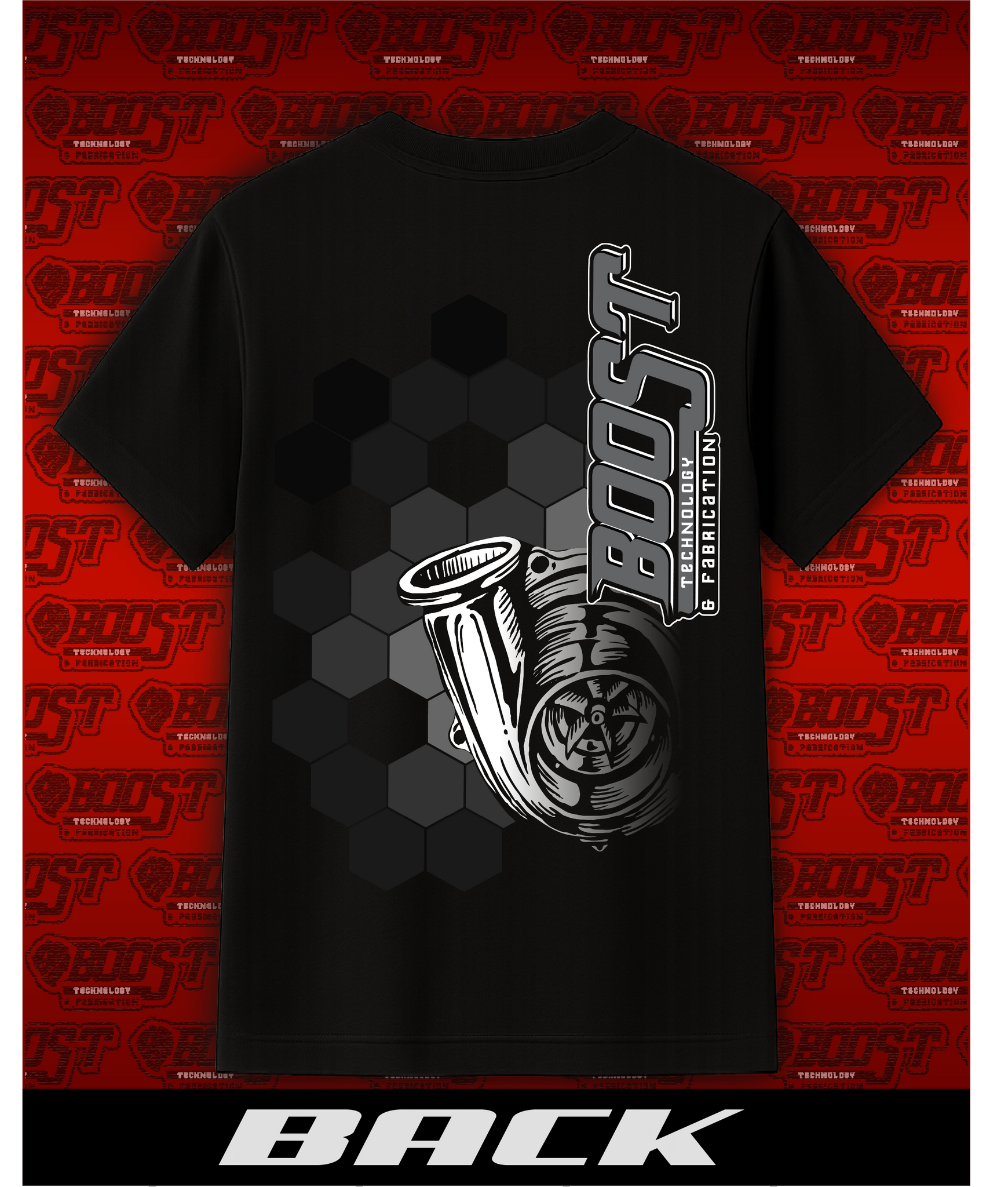Black Hexagonal BTF T-Shirt