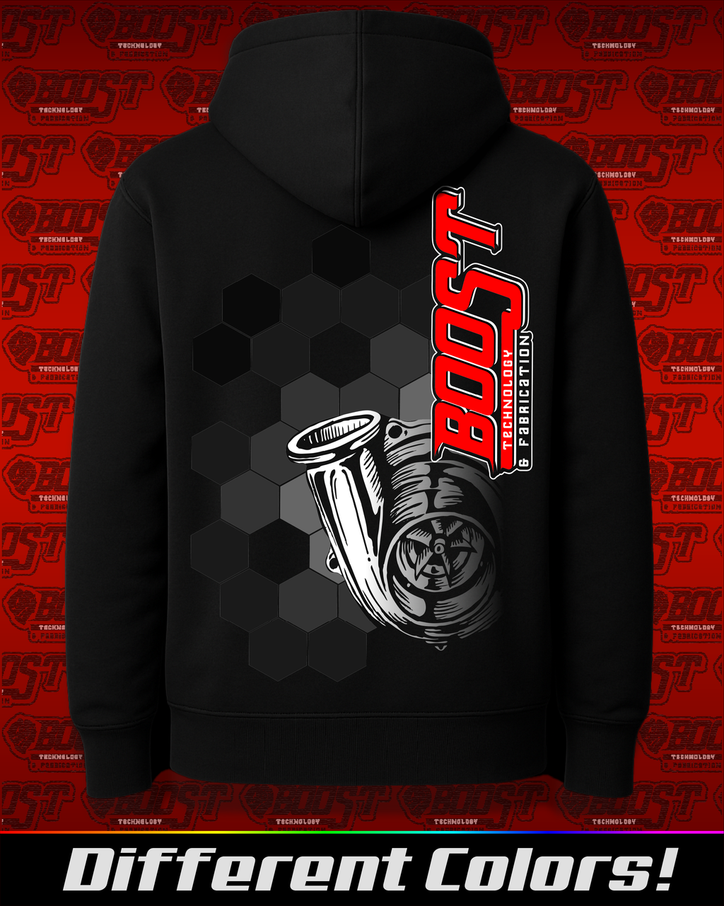 Black Hexagonal BTF Hoodie