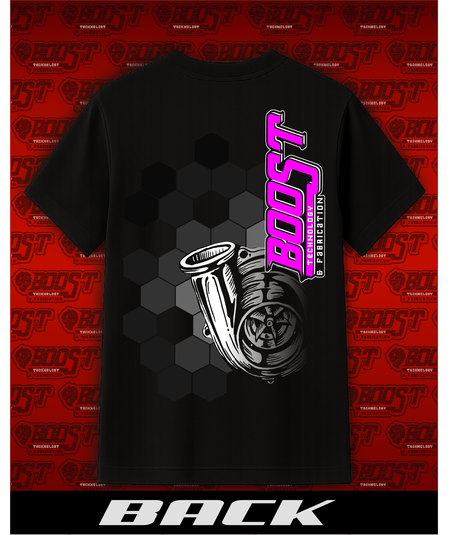 Black Hexagonal BTF T-Shirt