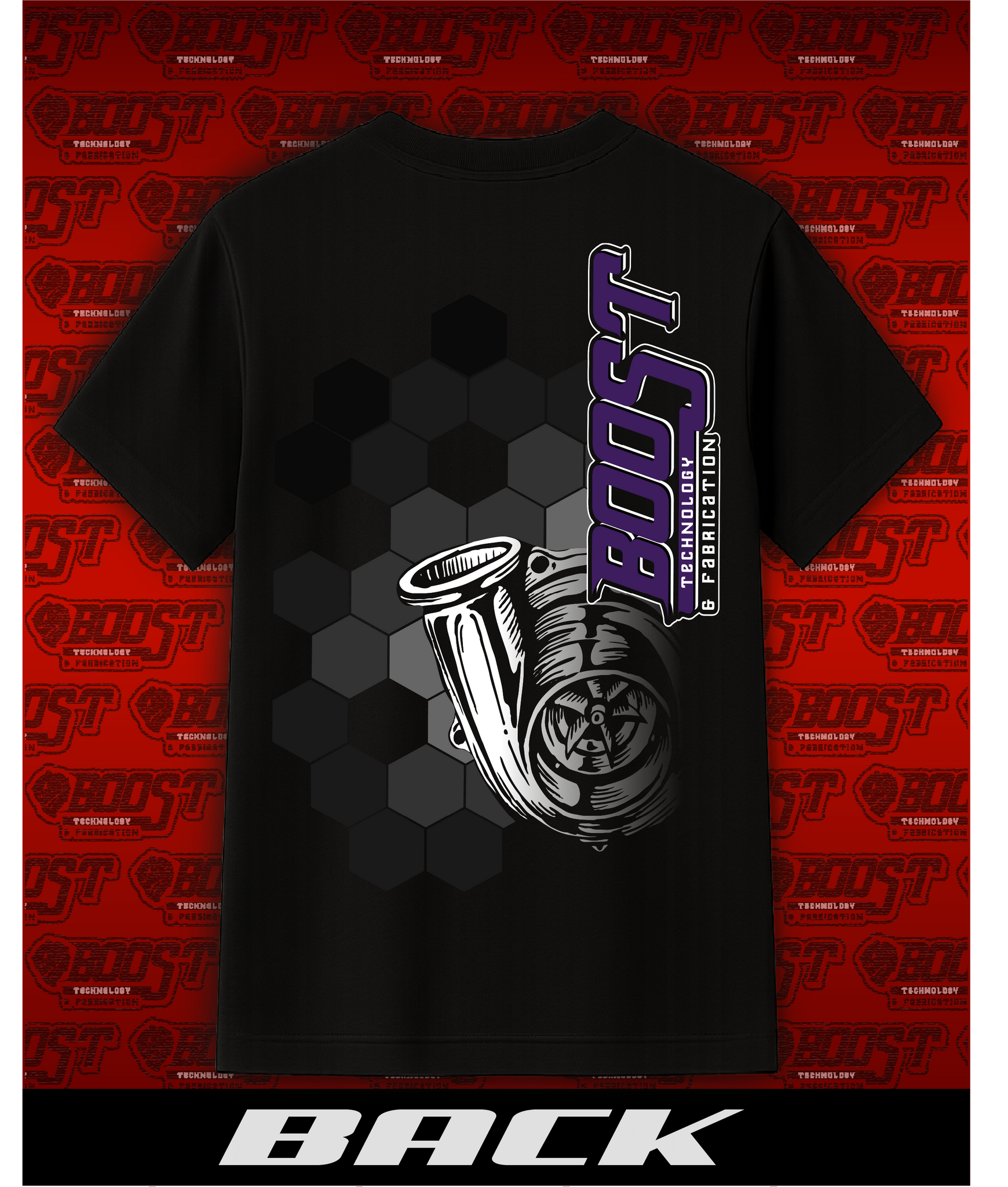 Black Hexagonal BTF T-Shirt