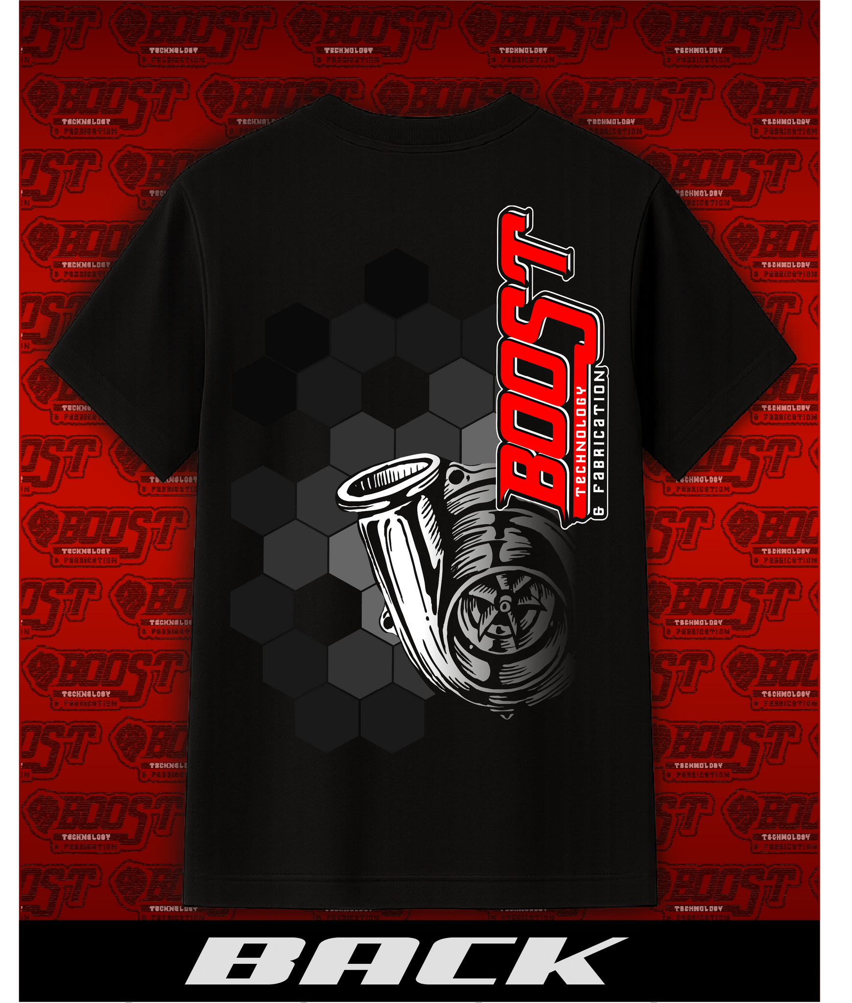 Black Hexagonal BTF T-Shirt