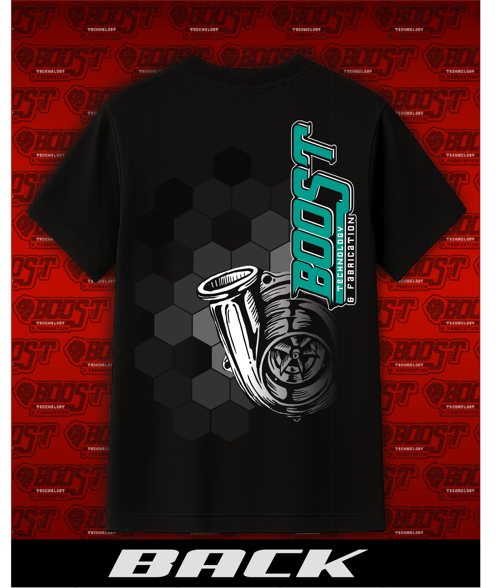 Black Hexagonal BTF T-Shirt
