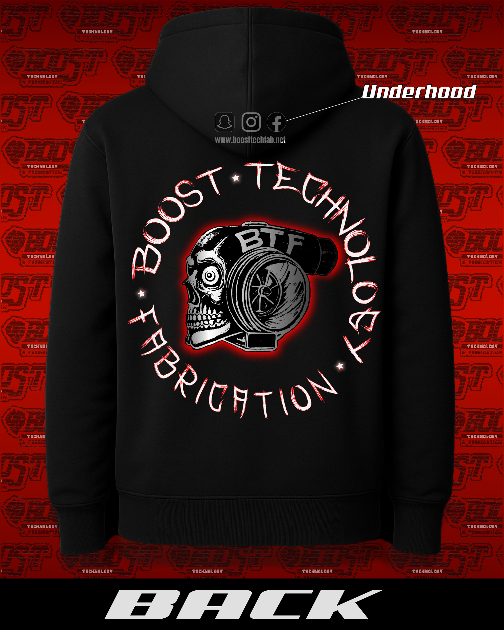 Skull Black BTF Hoodie