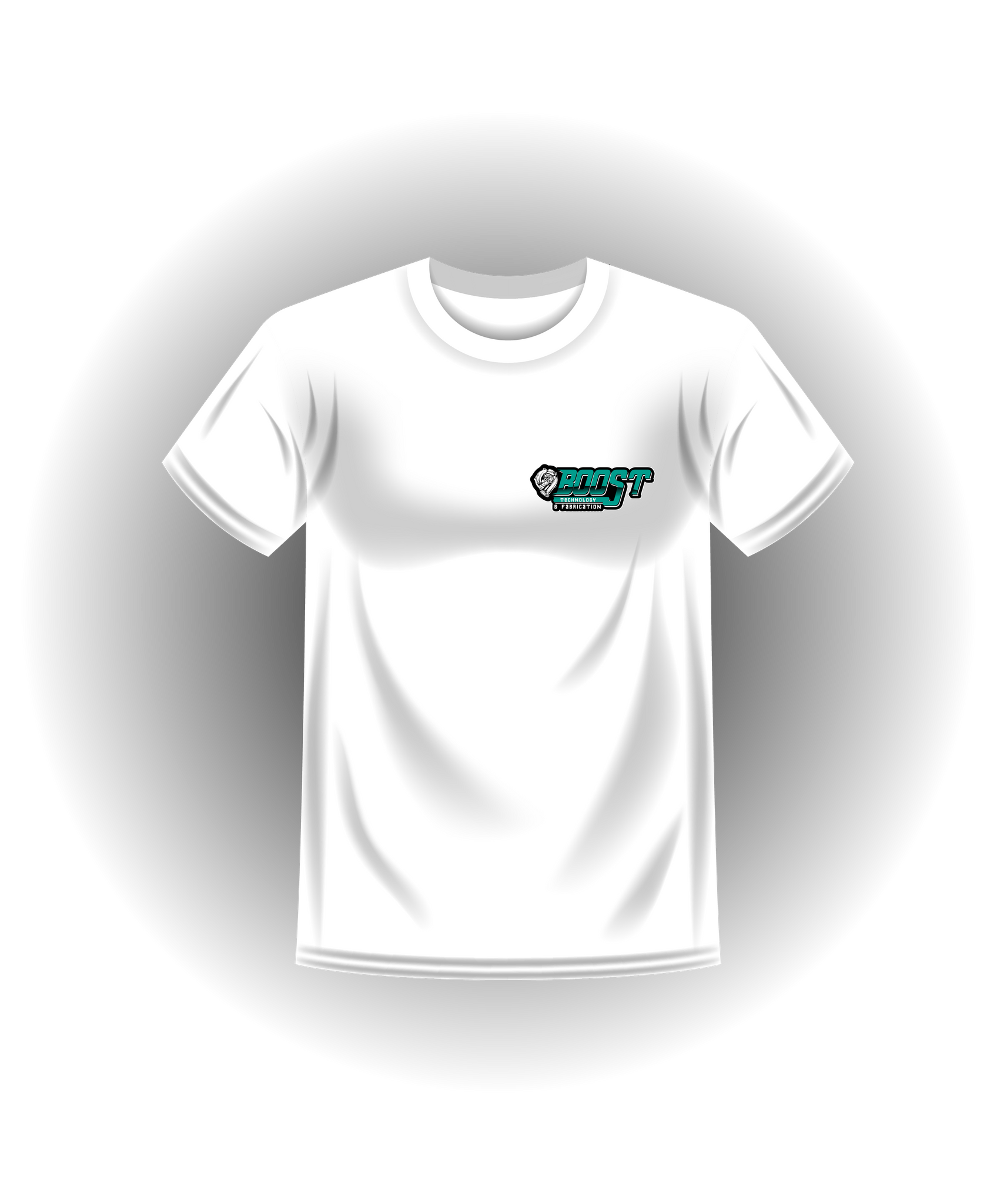 White BTF T Shirt Boosttechfab