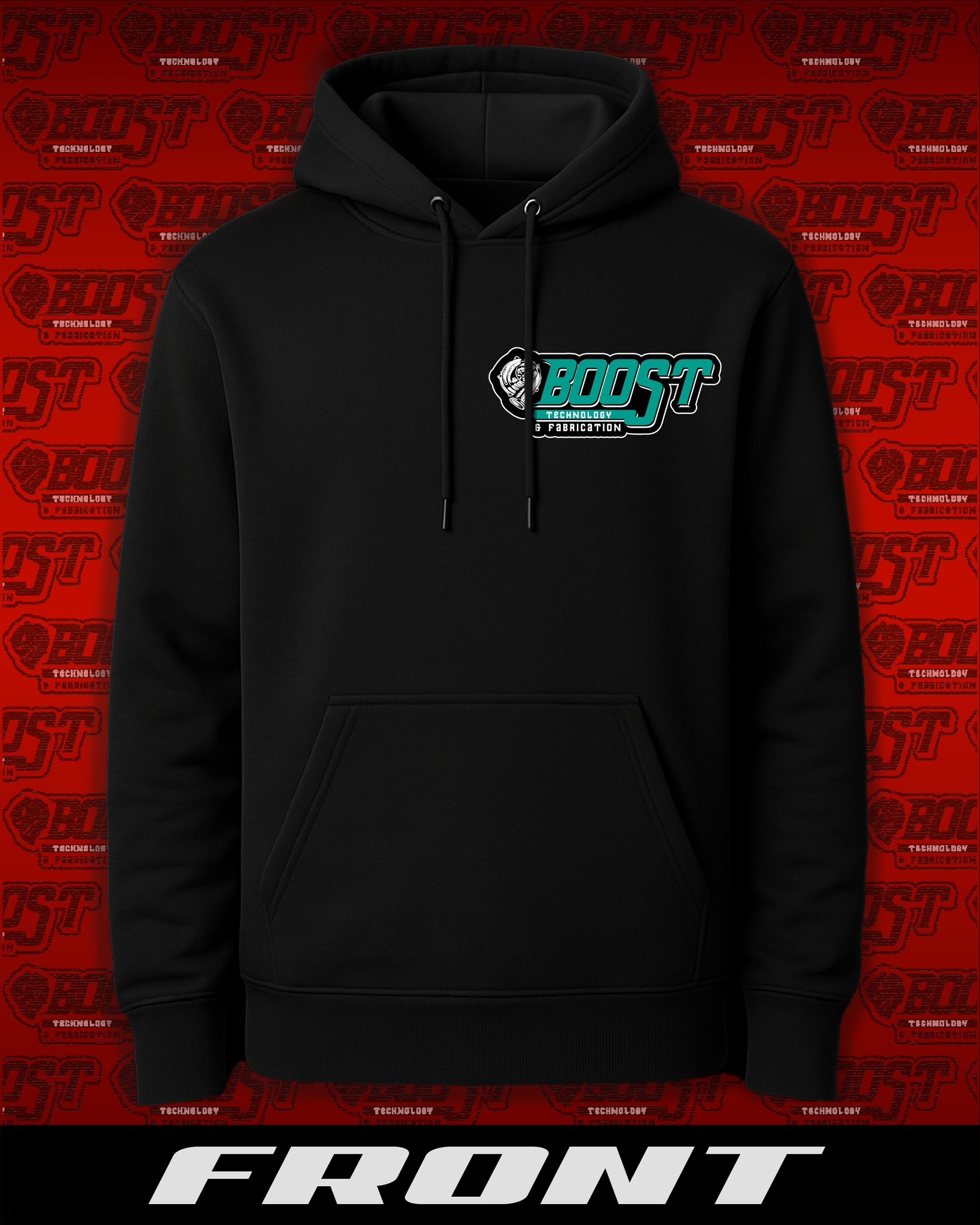 Black Hexagonal BTF Hoodie