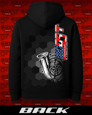 Black Hexagonal BTF Hoodie