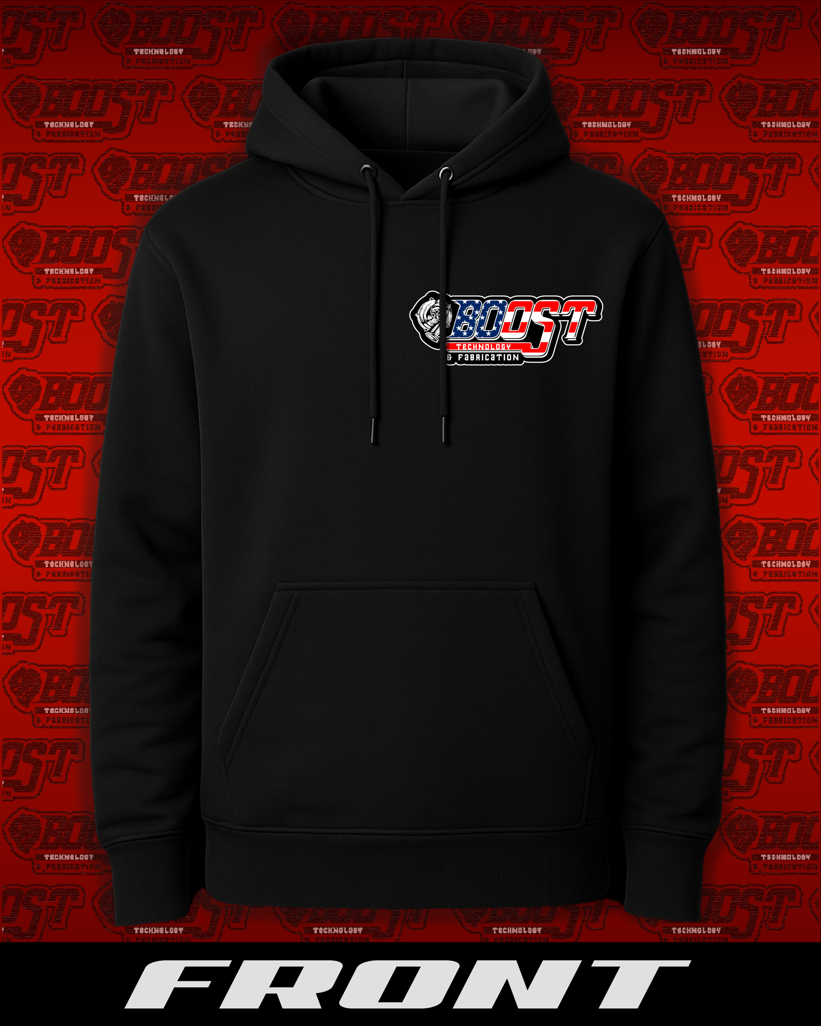 Black Hexagonal BTF Hoodie